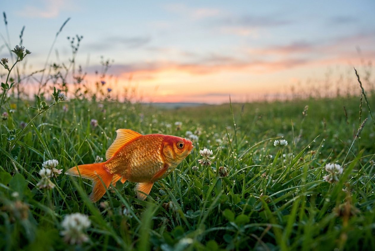 Fish in a Meadow