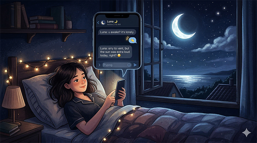 If the Moon Could Text Me